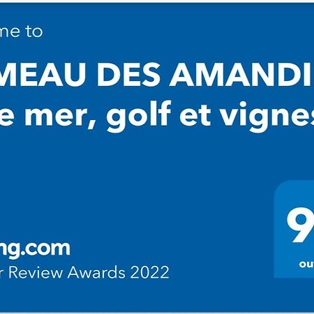 Apartamento Hameau Des Amandiers - Vue Mer, Golf Et Vignes Saint-Cyr-sur-Mer Exterior foto