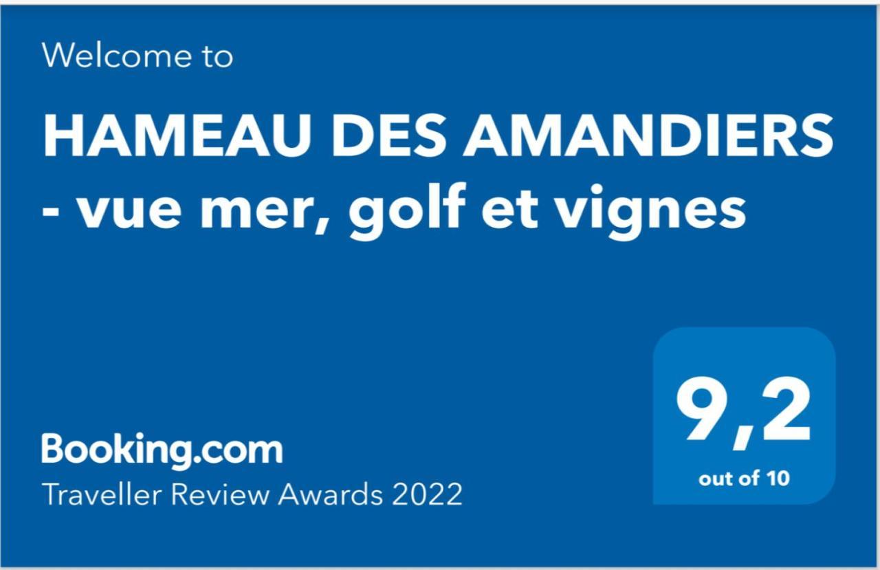 Apartamento Hameau Des Amandiers - Vue Mer, Golf Et Vignes Saint-Cyr-sur-Mer Exterior foto