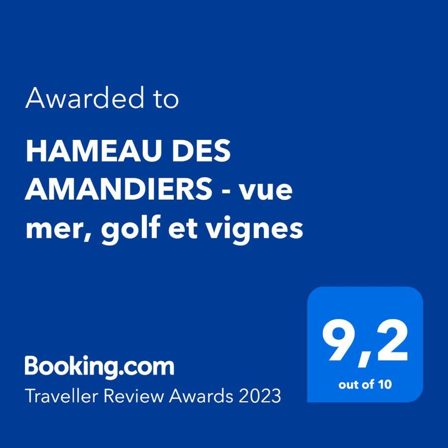 Apartamento Hameau Des Amandiers - Vue Mer, Golf Et Vignes Saint-Cyr-sur-Mer Exterior foto